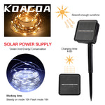 Solar LED copper light