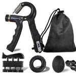 Adjustable Hand Grip Strength Trainer with Finger Exerciser